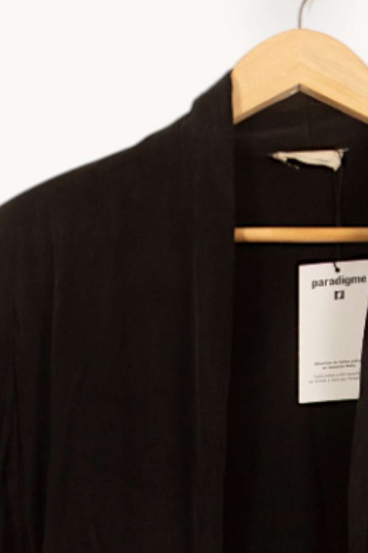 Blazer Noir - Taille M/38 de la marque American Vintage | PARAD45967 - Vendu par Paradigme - Image 3