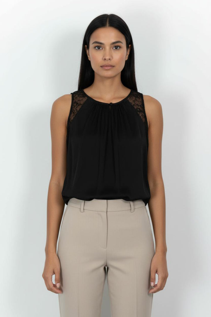 Débardeur Noir - Taille M/38 de la marque Sandro | PARAD45987 - Vendu par Paradigme - Image 1