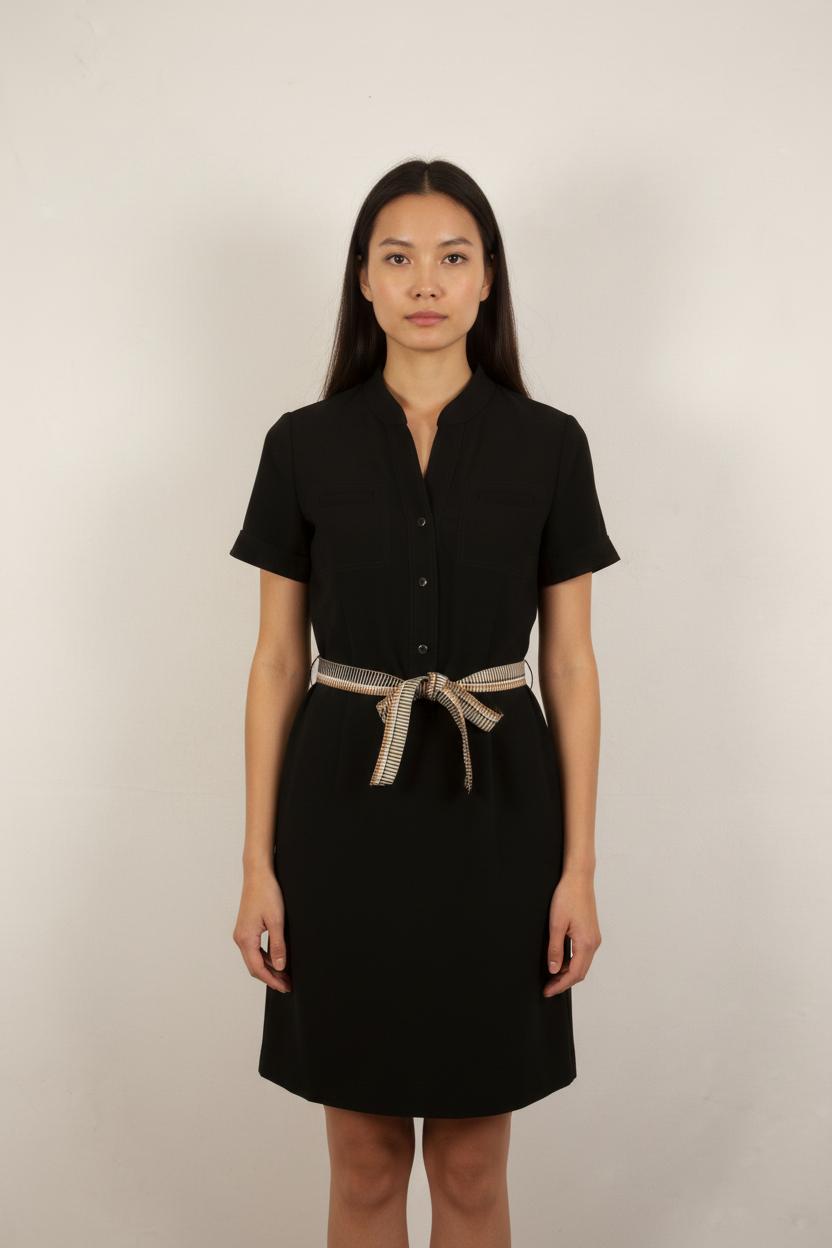 Robe Chemise Noire - Taille S/36