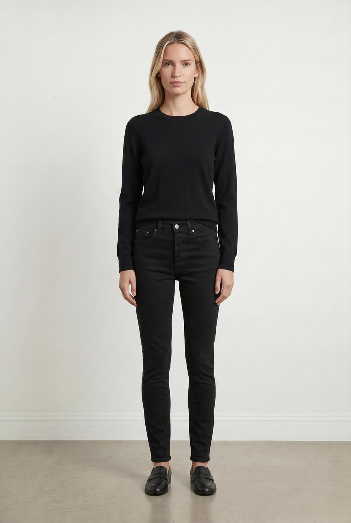 Jean Skinny Noir - Taille M/38 de la marque Levi's | PARAD46003 - Vendu par Paradigme - Image 1