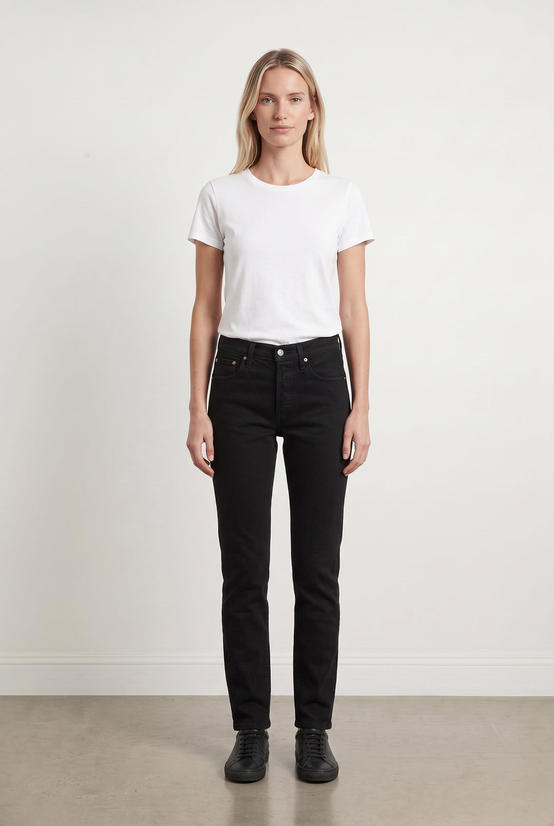 Jean Skinny Noir - Taille M/38 de la marque Levi's | PARAD46004 - Vendu par Paradigme - Image 1