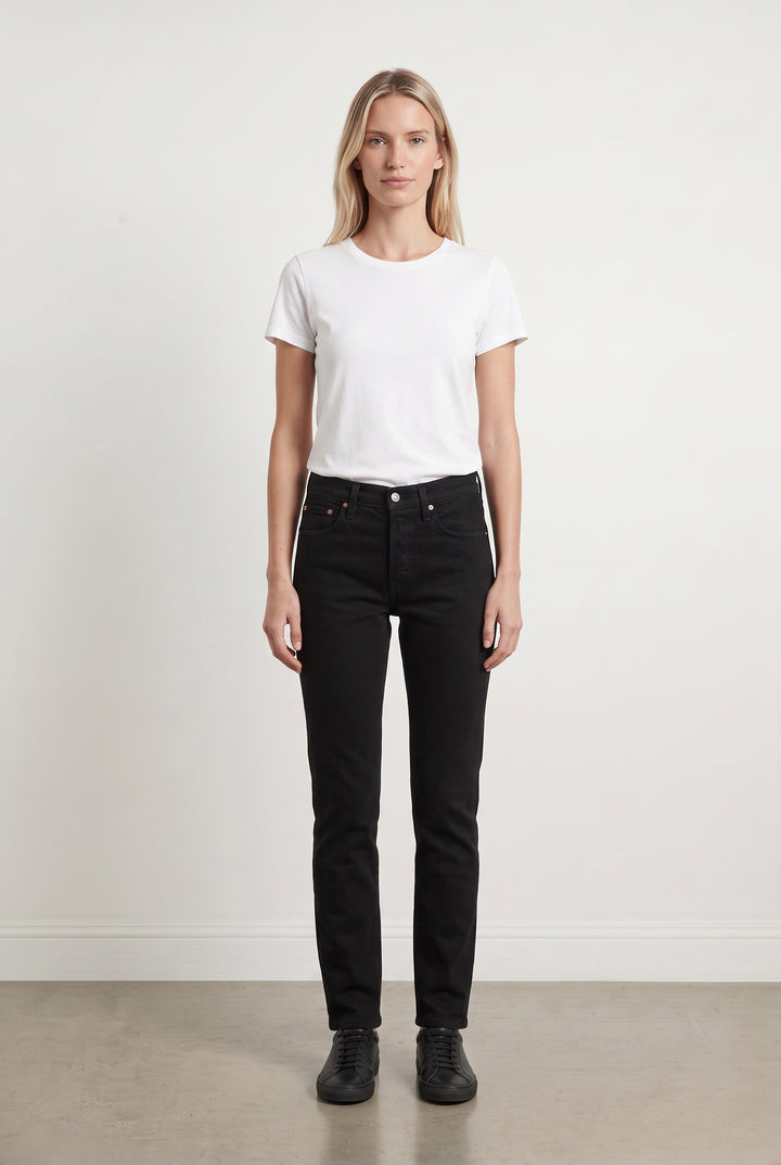 Jean Skinny Noir - Taille M/38 de la marque Levi's | PARAD46004 - Vendu par Paradigme - Image 1