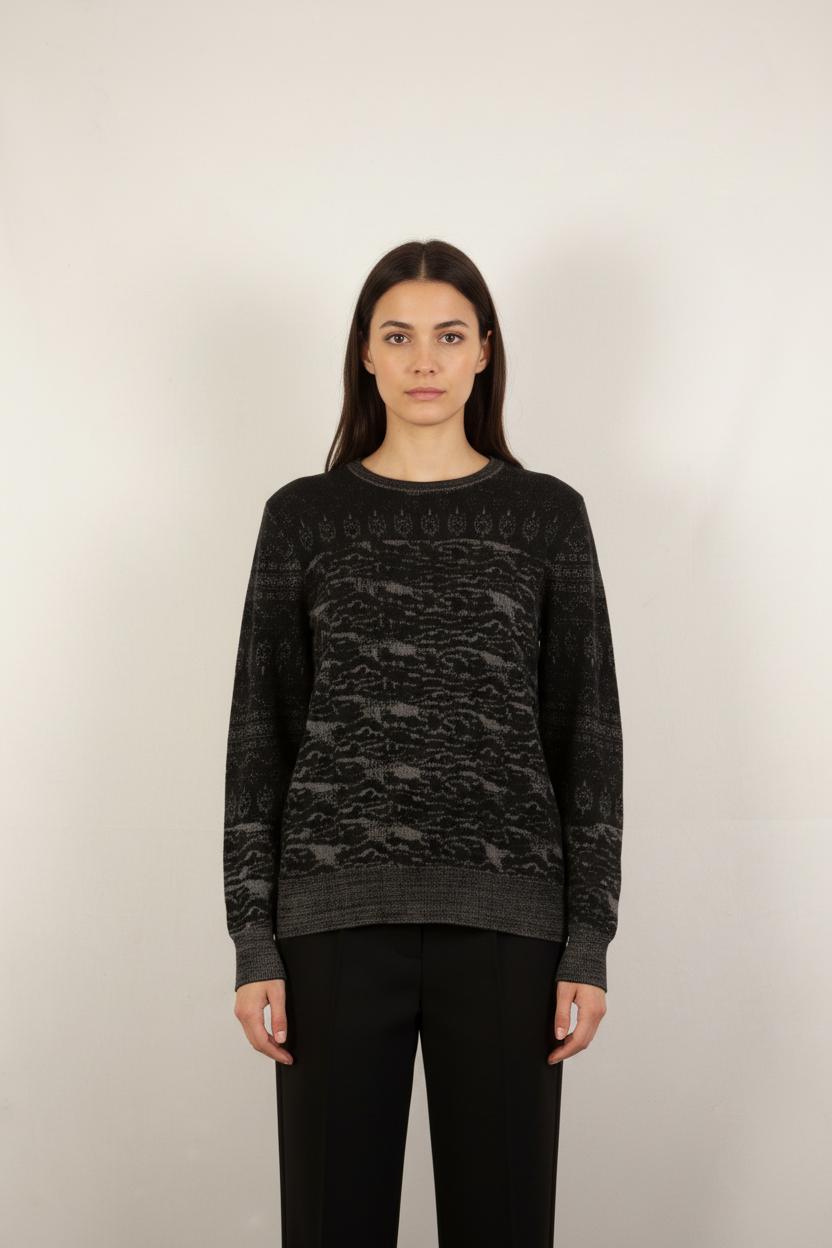 Pull Noir et Gris - Taille M/38