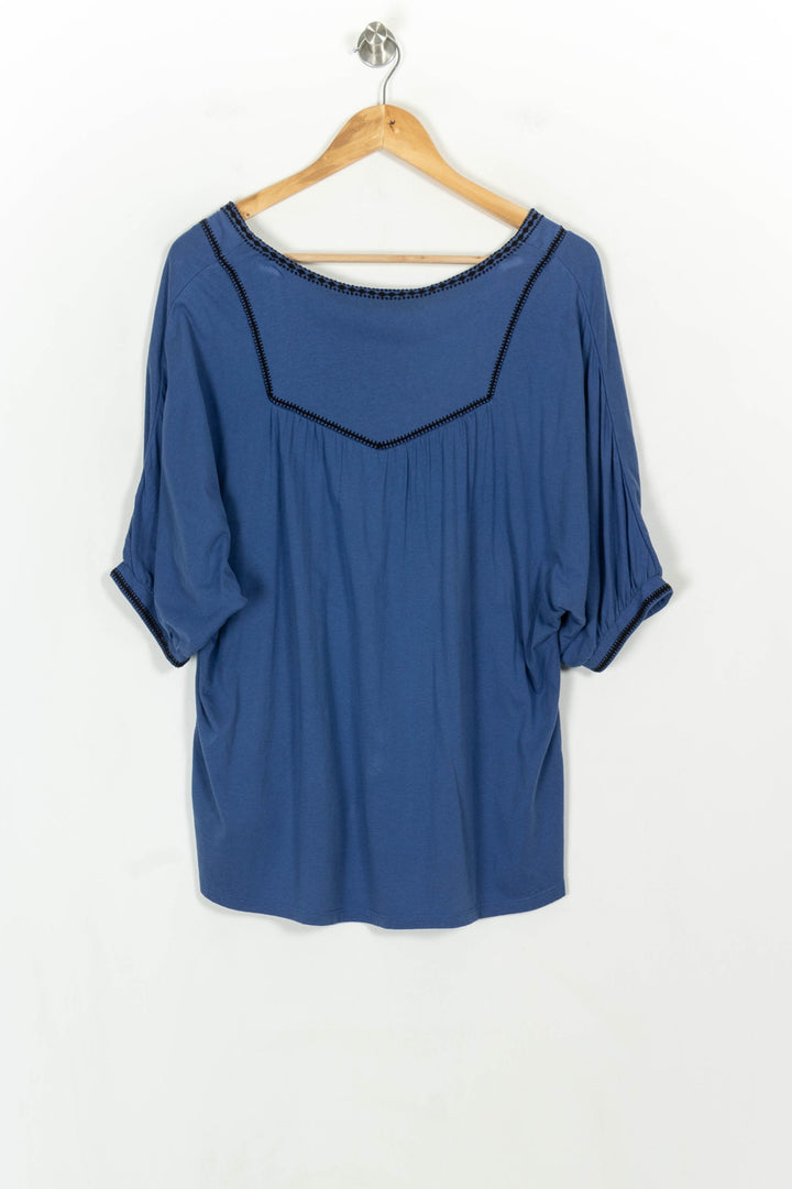 Blouse Bleue - Taille L/40 de la marque Maison 123 | PARAD46011 - Vendu par Paradigme - Image 5