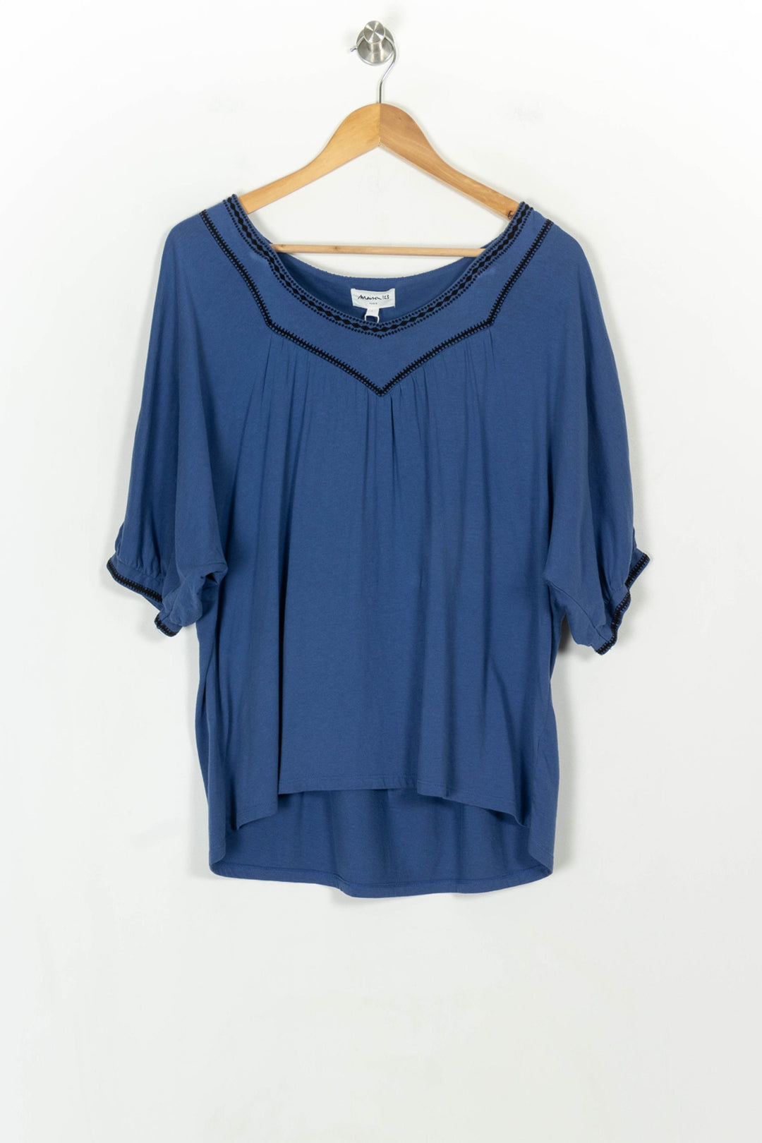 Blouse Bleue - Taille L/40 de la marque Maison 123 | PARAD46011 - Vendu par Paradigme - Image 2