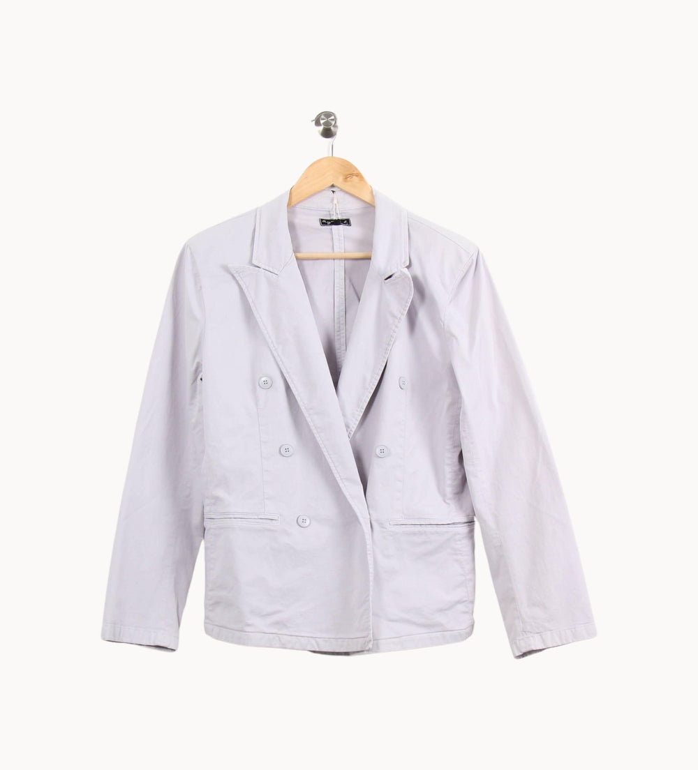 Veste Beige - Taille XL/42 de la marque Agnès b. | PARAD46012 - Vendu par Paradigme - Image 2