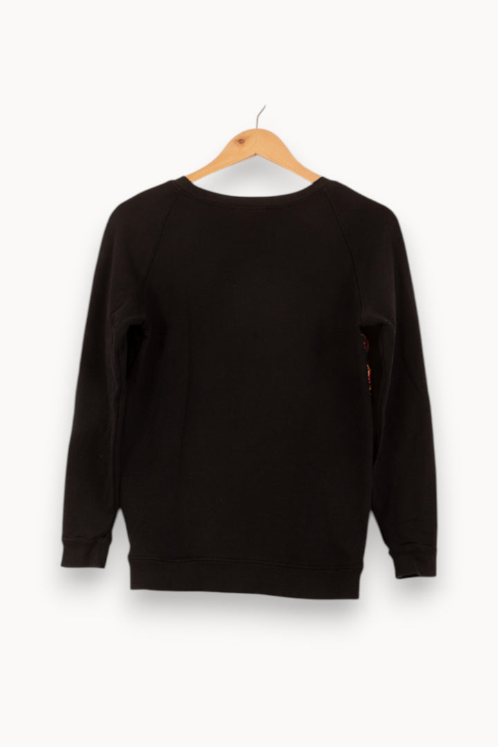 Sweatshirt Noir - Taille S/36 de la marque Sandro | PARAD46035 - Vendu par Paradigme - Image 4