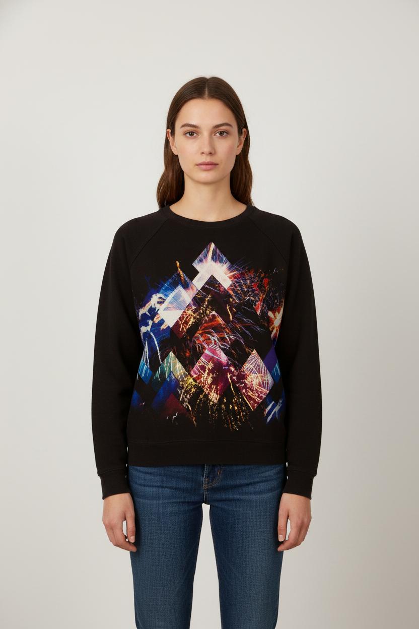 Sweatshirt Noir - Taille S/36