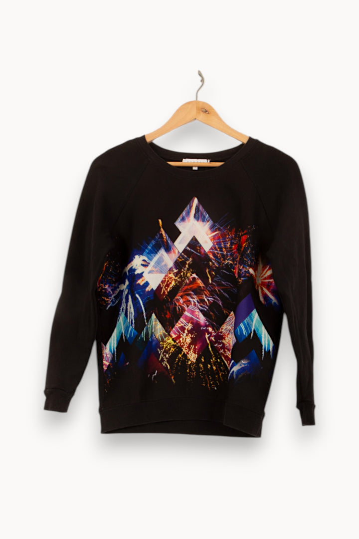 Sweatshirt Noir - Taille S/36 de la marque Sandro | PARAD46035 - Vendu par Paradigme - Image 2