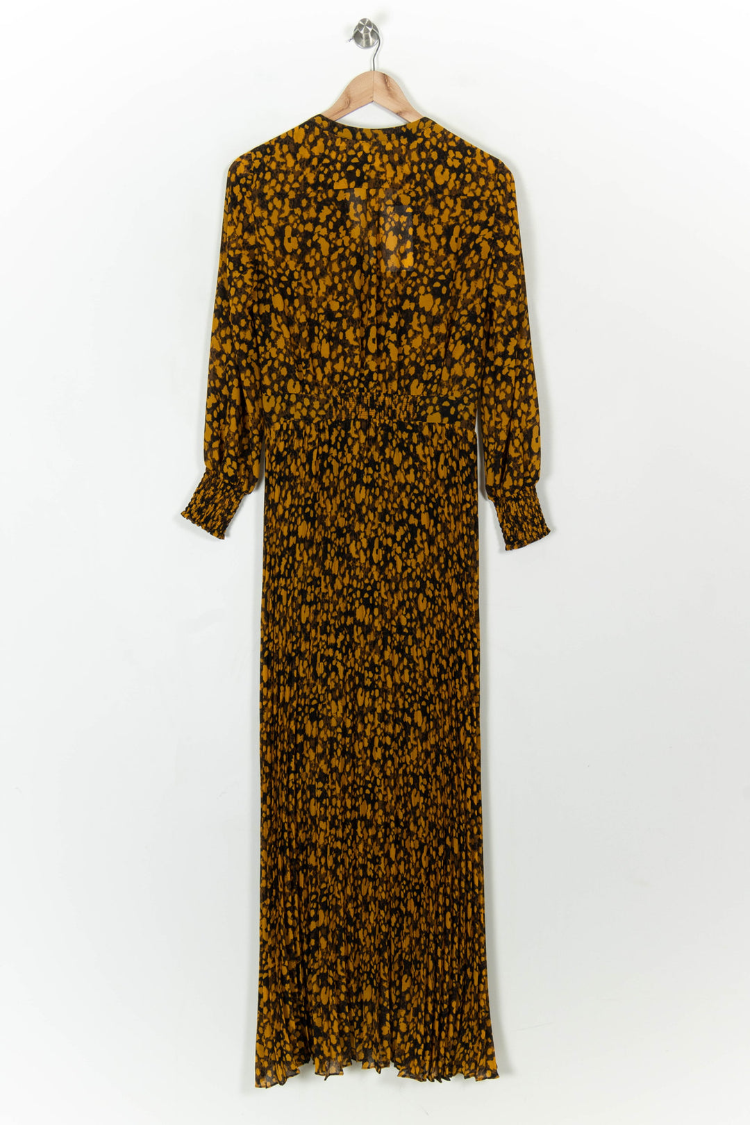 Robe longue noire et jaune - Taille S/36 de la marque ba&amp;sh | PARAD46061 - Vendu par Paradigme - Image 5