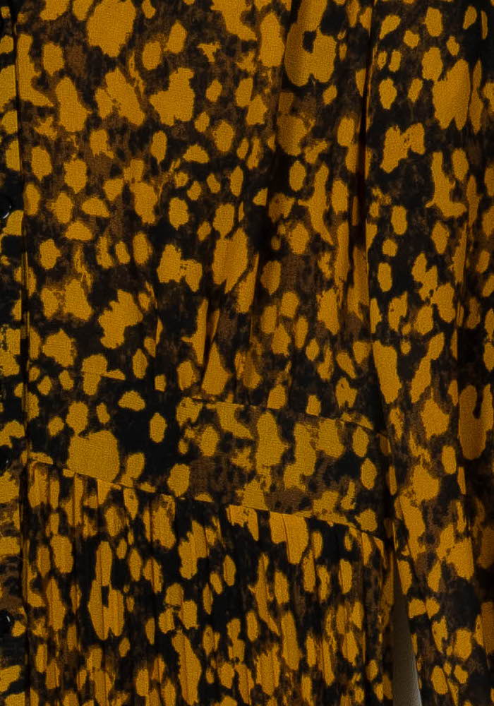 Robe longue noire et jaune - Taille S/36 de la marque ba&amp;sh | PARAD46061 - Vendu par Paradigme - Image 3