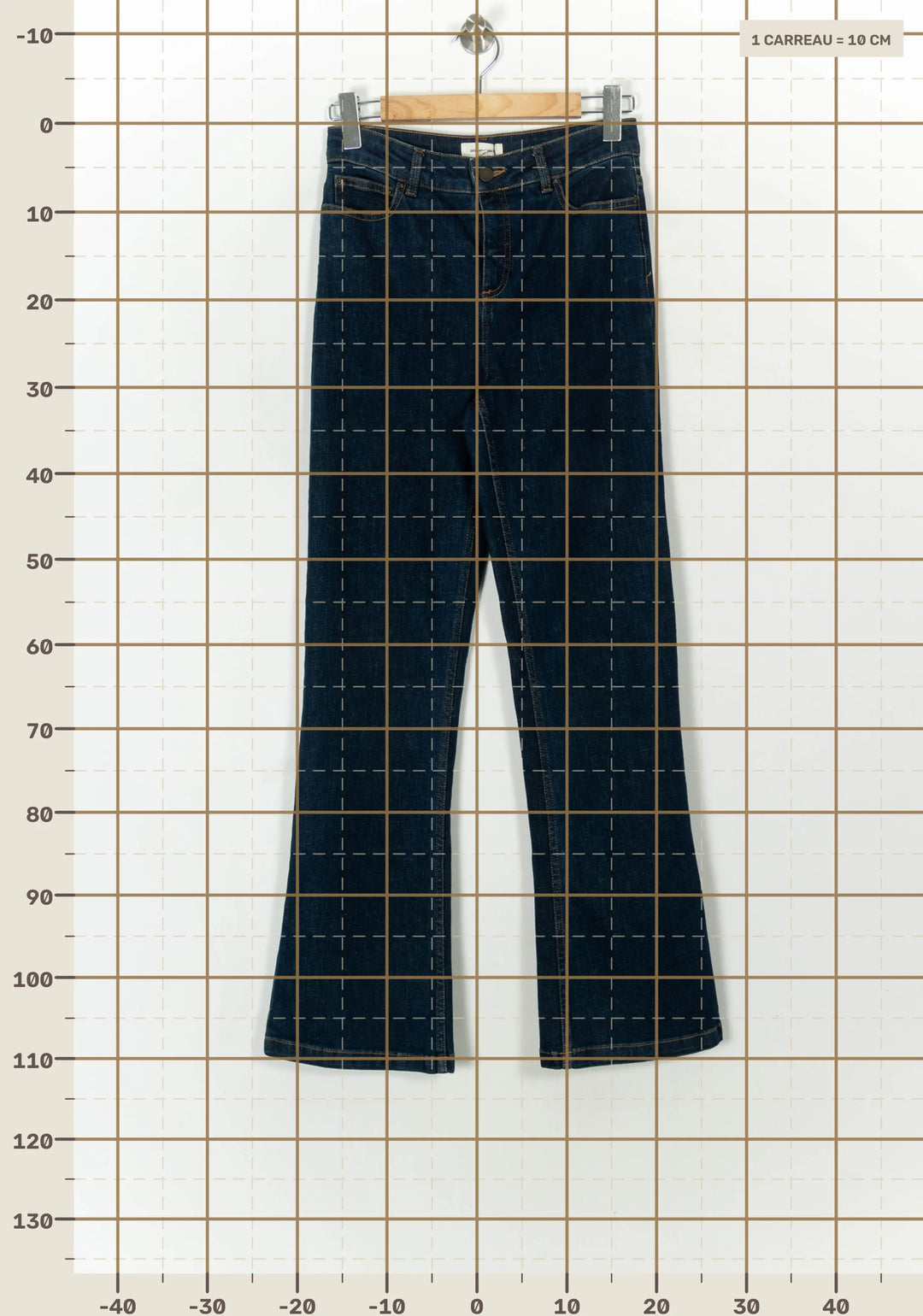 Jean Évasé Bleu - Taille S/36 de la marque Gerard Darel | PARAD46062 - Vendu par Paradigme - Image 4