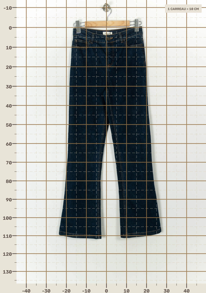 Jean Évasé Bleu - Taille S/36 de la marque Gerard Darel | PARAD46062 - Vendu par Paradigme - Image 4