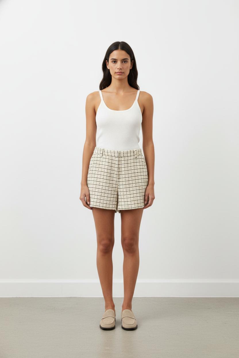 Short Écru et Noir - Taille S/36