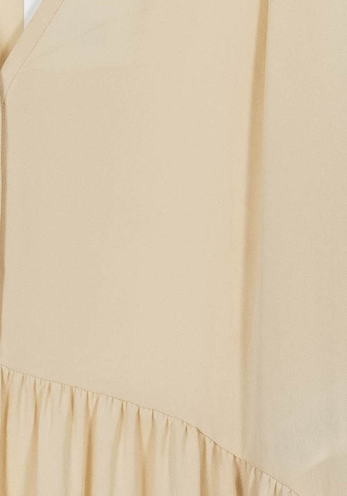 Robe Longue Beige - Taille M/38 de la marque Sandro | PARAD46103 - Vendu par Paradigme - Image 3