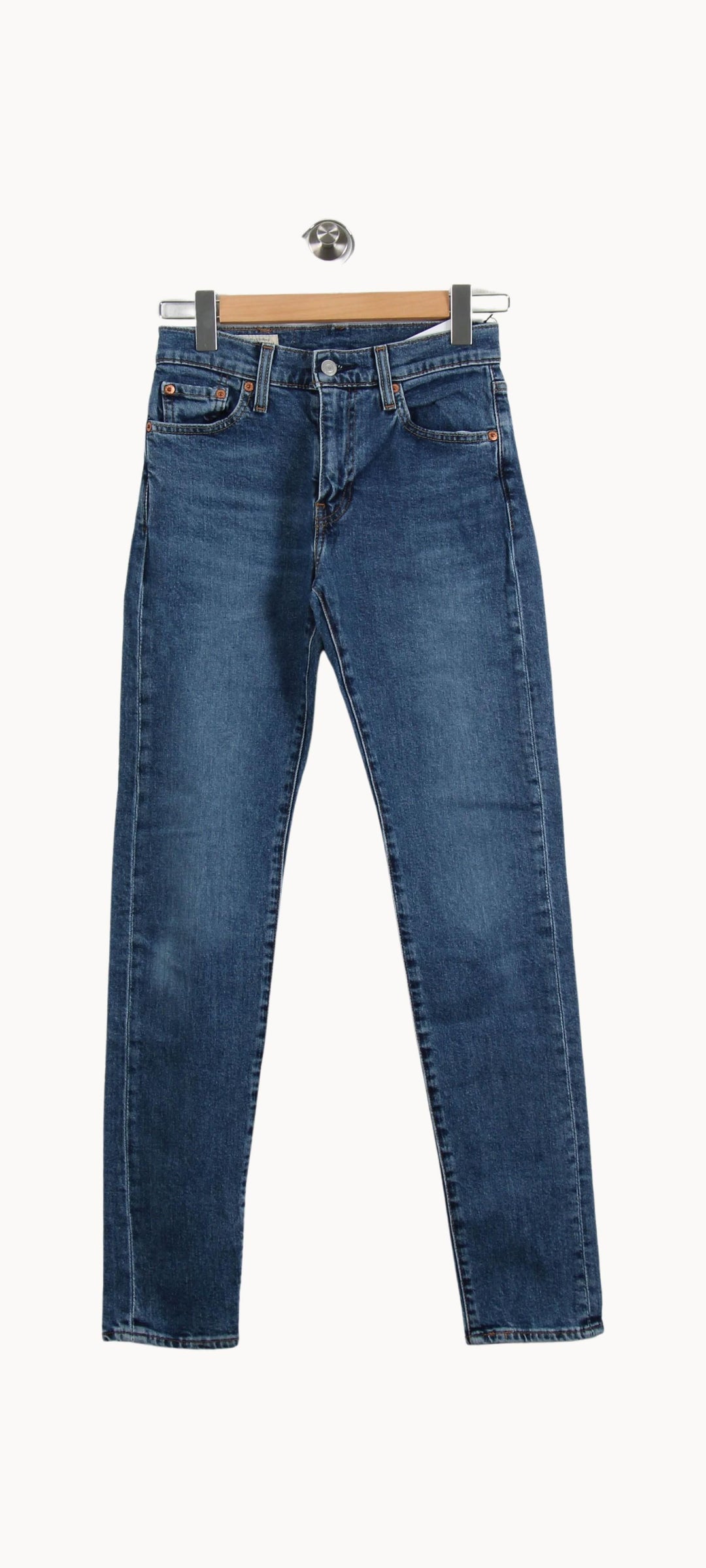 Jean Droit Bleu - Taille S/36 de la marque Levi's | PARAD46116 - Vendu par Paradigme - Image 2