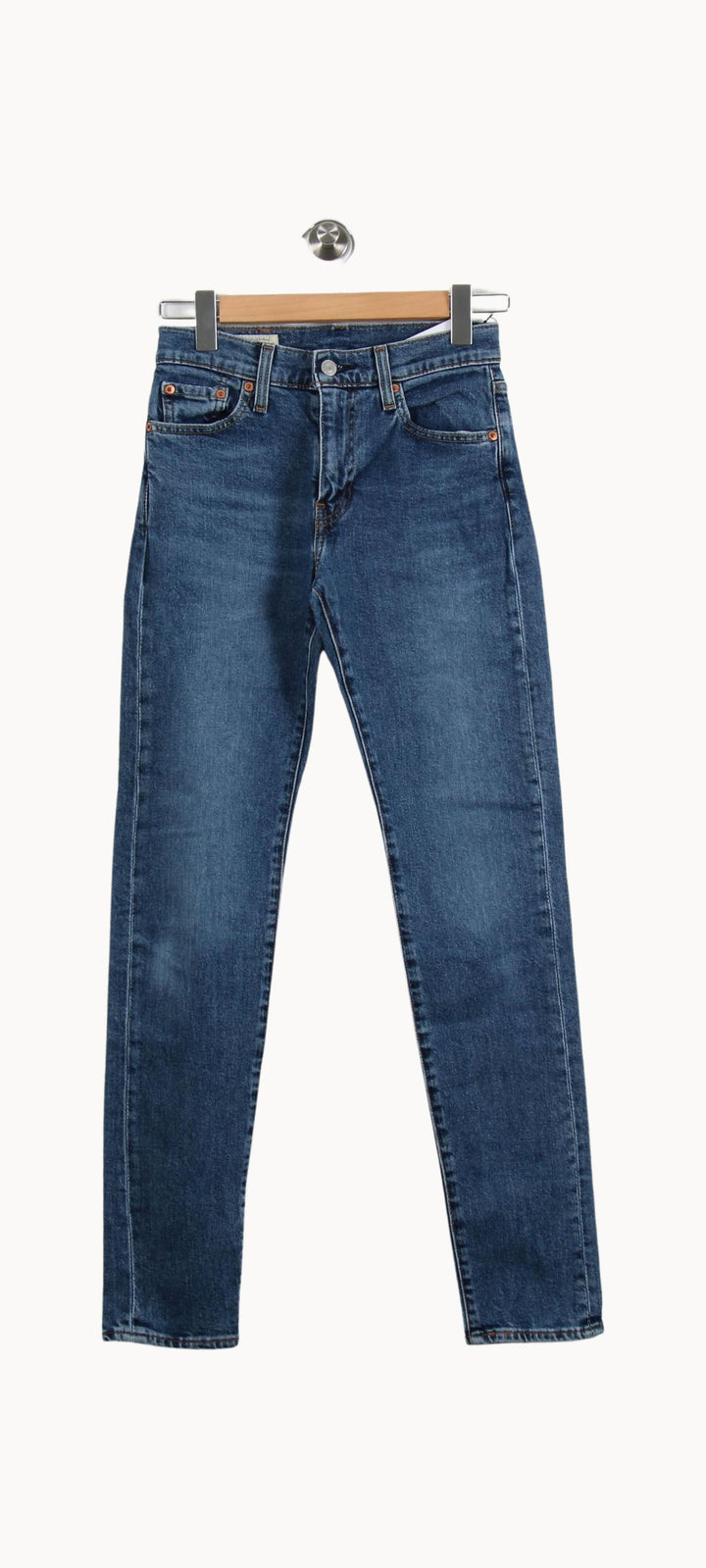 Jean Droit Bleu - Taille S/36 de la marque Levi's | PARAD46116 - Vendu par Paradigme - Image 2