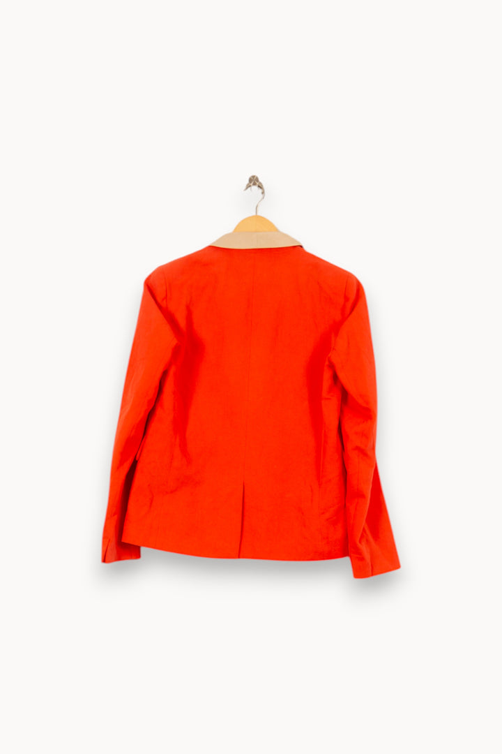 Blazer Rouge et Beige - Taille L/40 de la marque Comptoir des Cotonniers | PARAD46128 - Vendu par Paradigme - Image 4