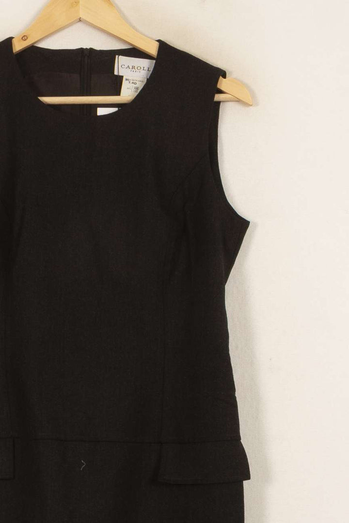 Robe Droite Noire - Taille L/40 de la marque Caroll | PARAD46137 - Vendu par Paradigme - Image 3