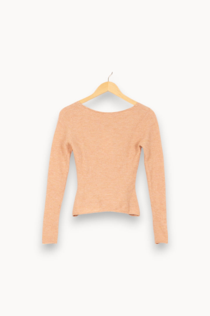 Pull Rose - Taille XS/34 de la marque American Vintage | PARAD46141 - Vendu par Paradigme - Image 4