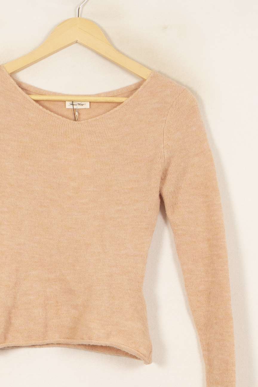 Pull Rose - Taille XS/34 de la marque American Vintage | PARAD46141 - Vendu par Paradigme - Image 3