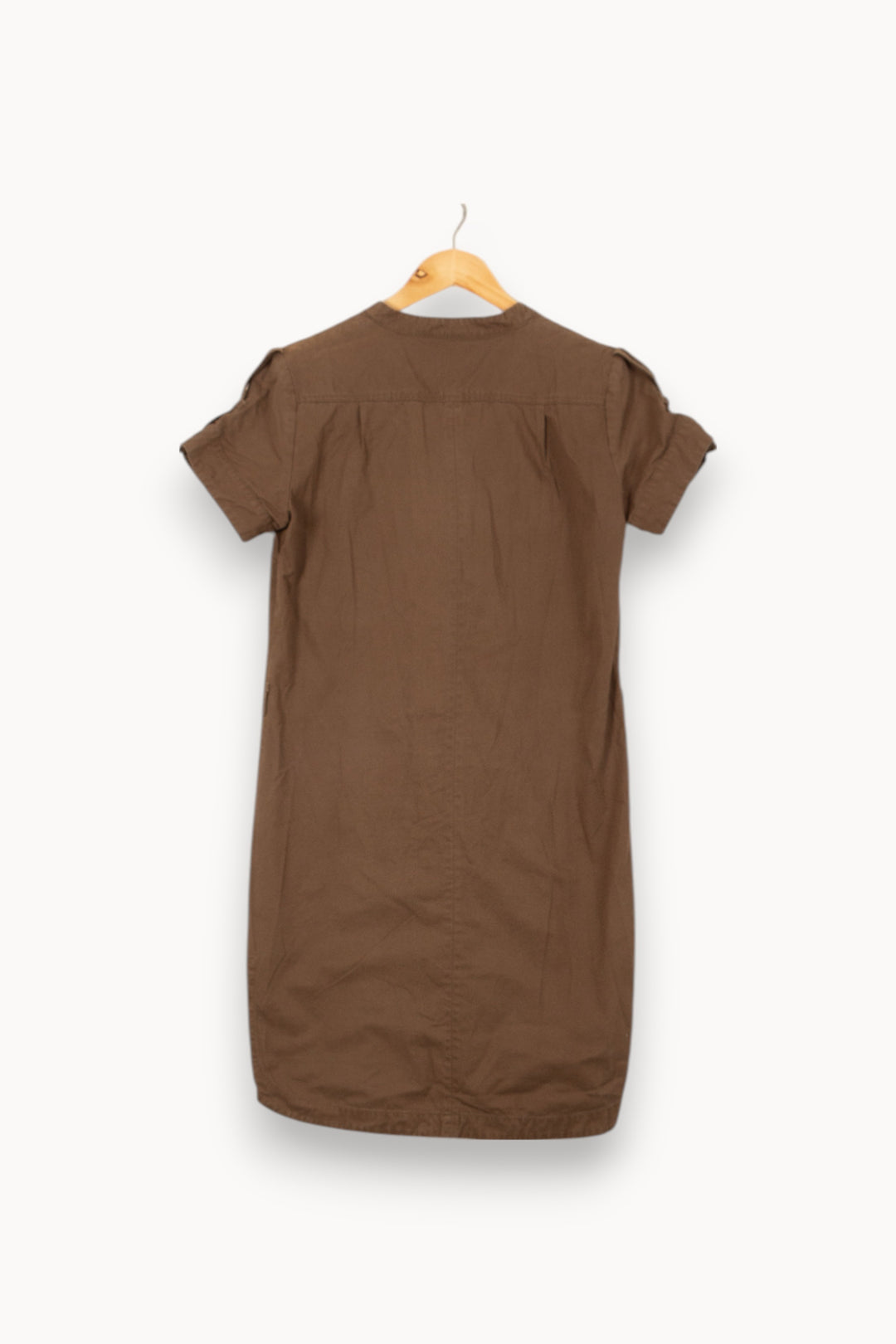 Robe Chemise Marron - Taille L/40 de la marque Caroll | PARAD46144 - Vendu par Paradigme - Image 4