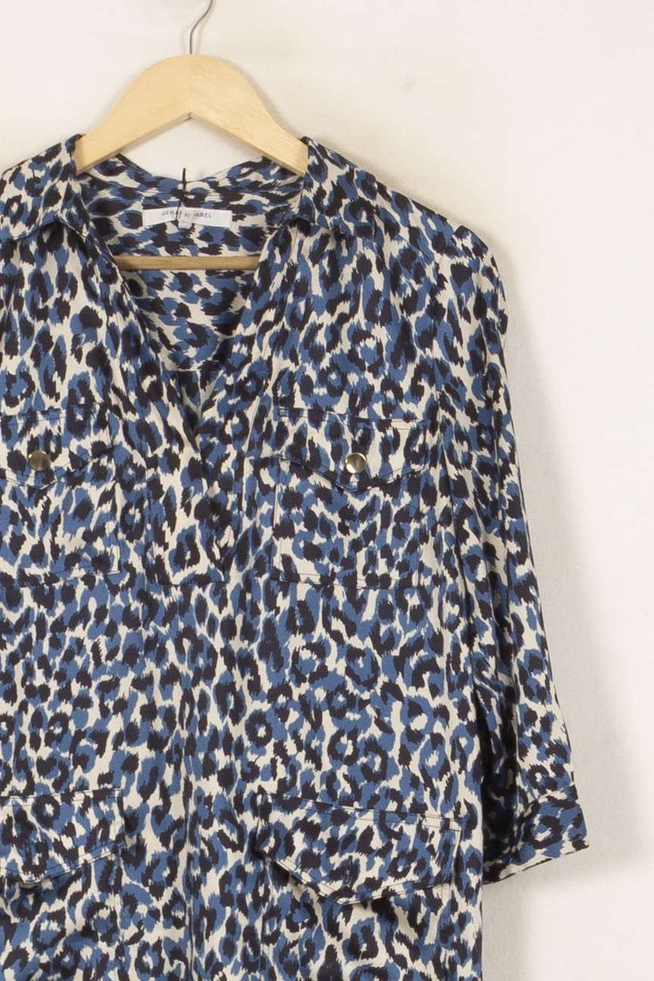 Robe Chemise Bleue et Blanche - Taille M/38 de la marque Gerard Darel | PARAD46148 - Vendu par Paradigme - Image 3