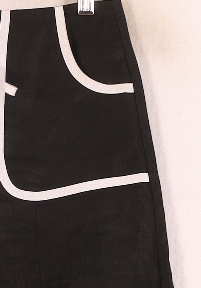 Jupe Midi Noire et Blanche - Taille S/36 de la marque Maison 123 | PARAD46149 - Vendu par Paradigme - Image 3