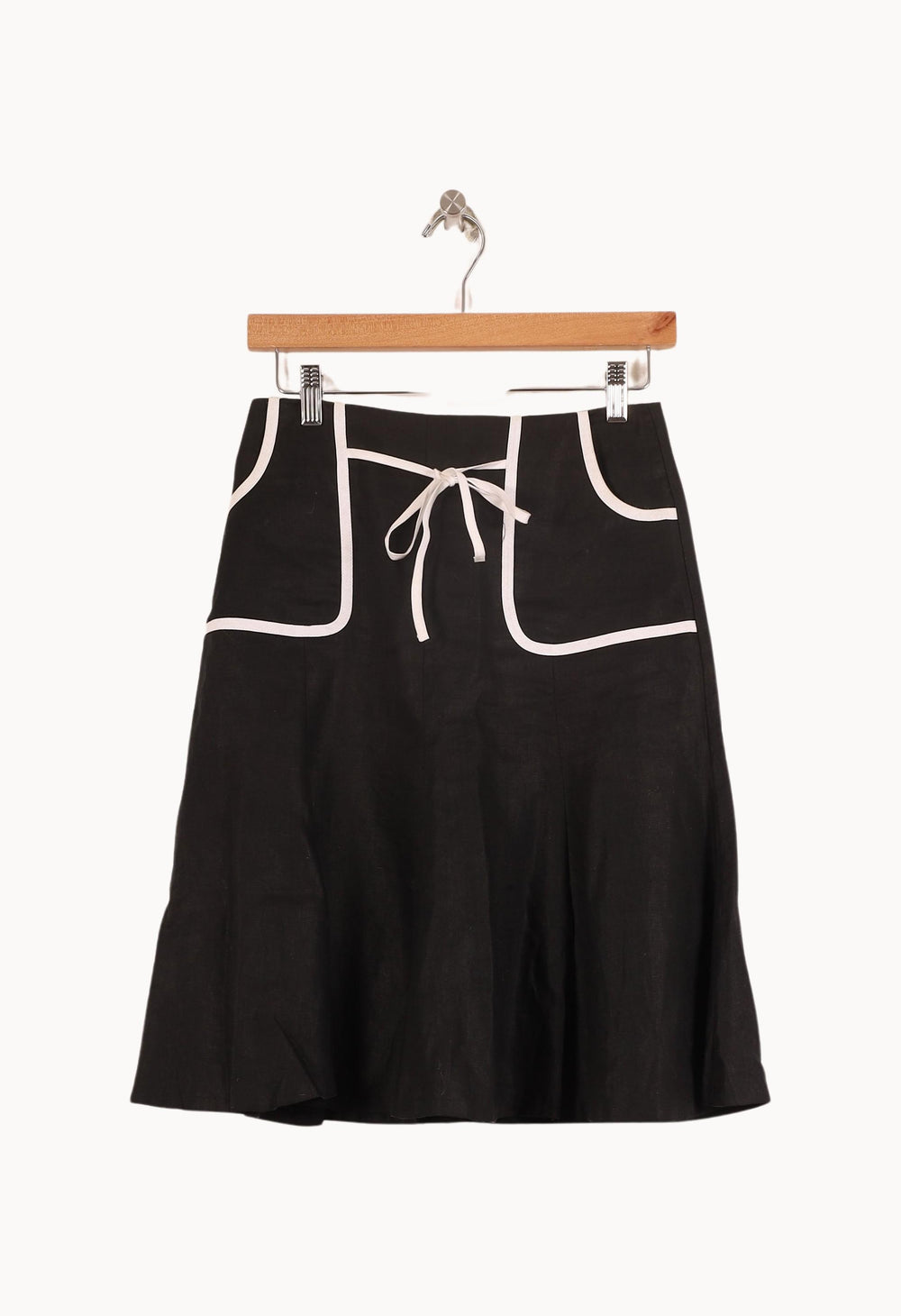 Jupe Midi Noire et Blanche - Taille S/36 de la marque Maison 123 | PARAD46149 - Vendu par Paradigme - Image 2