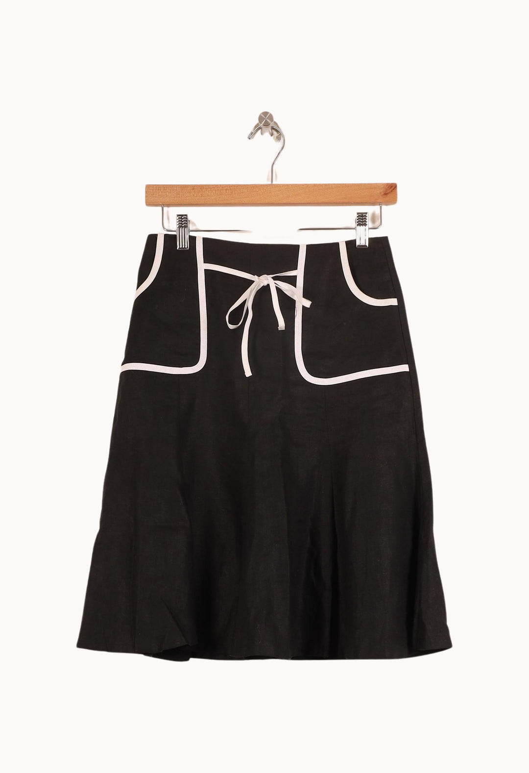 Jupe Midi Noire et Blanche - Taille S/36 de la marque Maison 123 | PARAD46149 - Vendu par Paradigme - Image 2