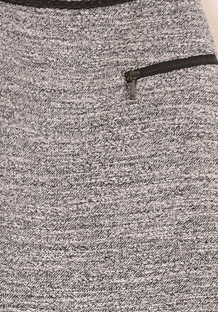 Jupe Courte Grise - Taille S/36 de la marque Maison 123 | PARAD46150 - Vendu par Paradigme - Image 3