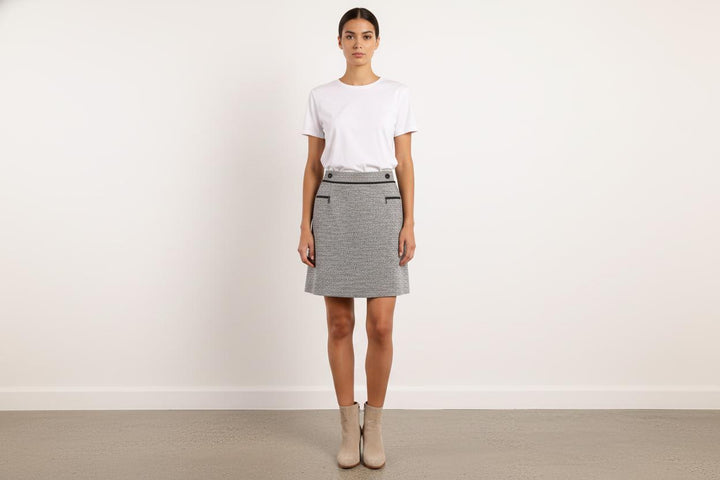Jupe Courte Grise - Taille S/36