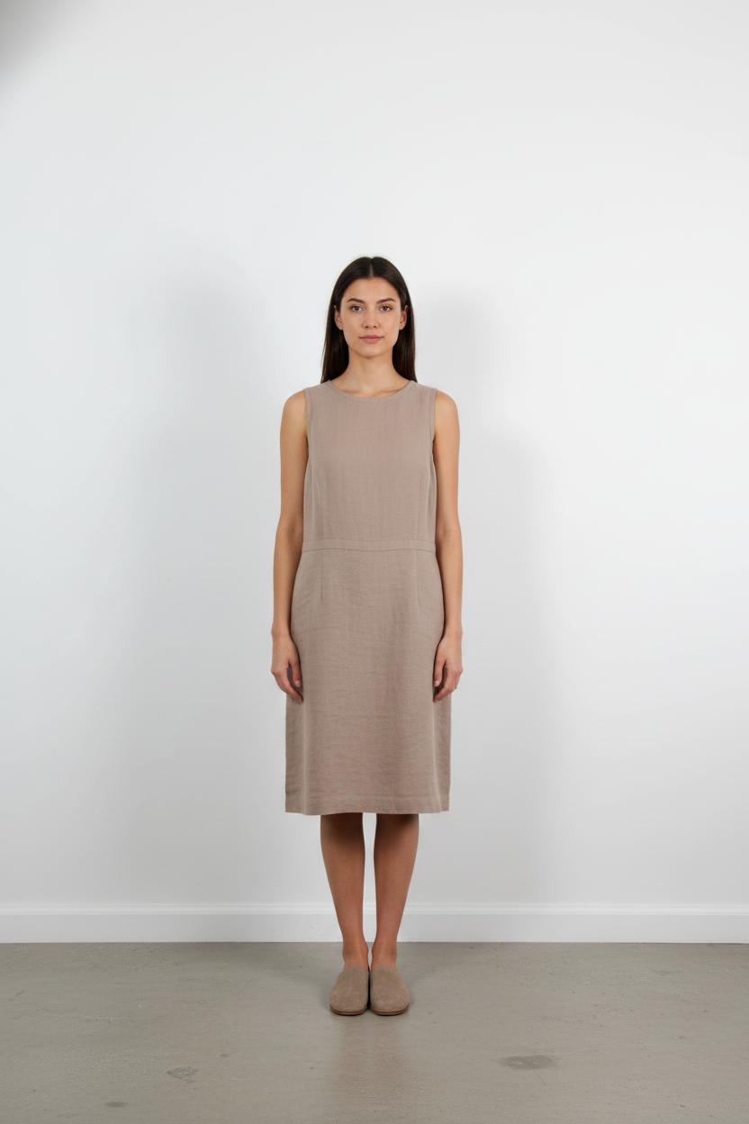 Robe Sans Manches Marron - Taille XXL/44