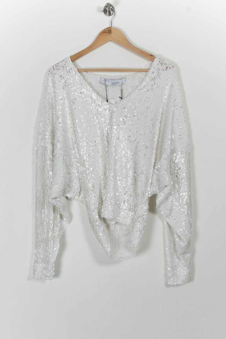 Pull Blanc - Taille S/36 de la marque IRO | PARAD46166 - Vendu par Paradigme - Image 2