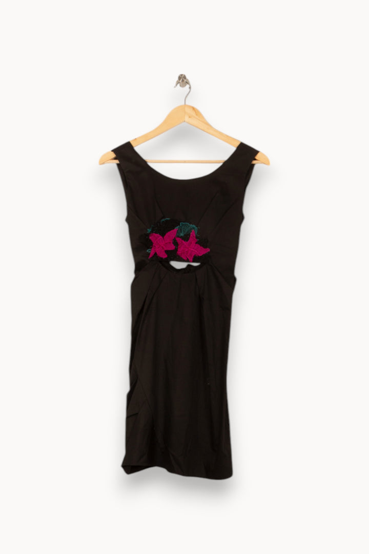 Robe Noire et Fuchsia - Taille S/36 de la marque Vanessa Bruno | PARAD46167 - Vendu par Paradigme - Image 2