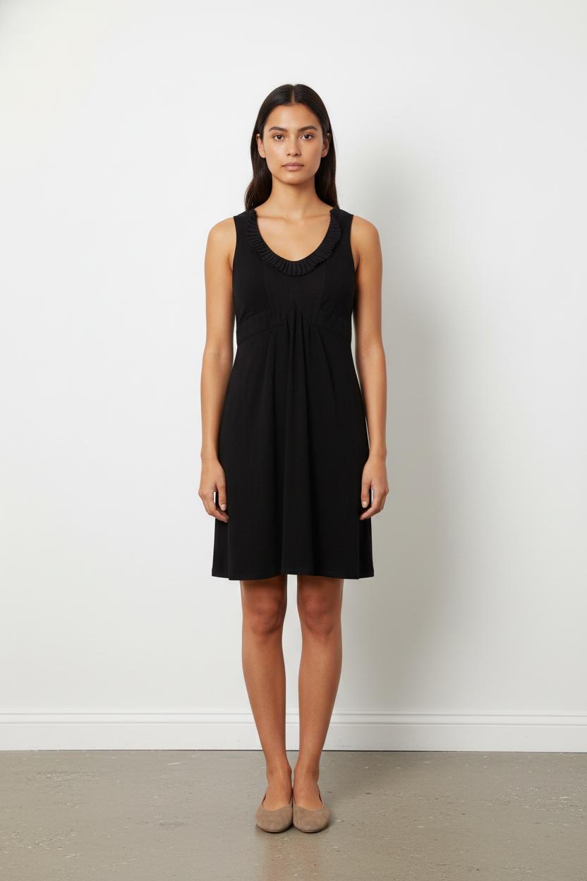 Robe Sans Manches Noire - Taille S/36