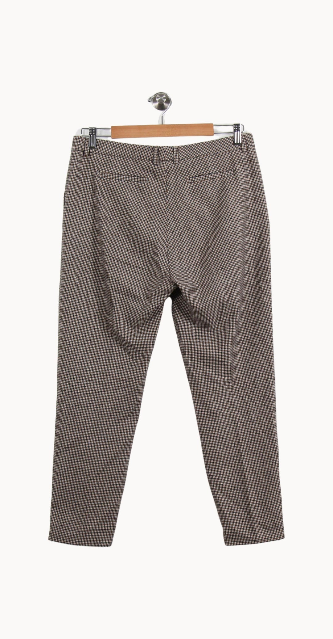 Pantalon Carreaux Beiges et Noirs - Taille L/40 de la marque Pablo | PARAD46182 - Vendu par Paradigme - Image 4