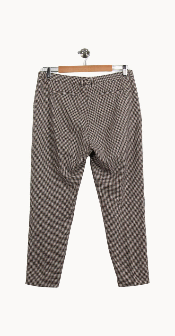 Pantalon Carreaux Beiges et Noirs - Taille L/40 de la marque Pablo | PARAD46182 - Vendu par Paradigme - Image 4