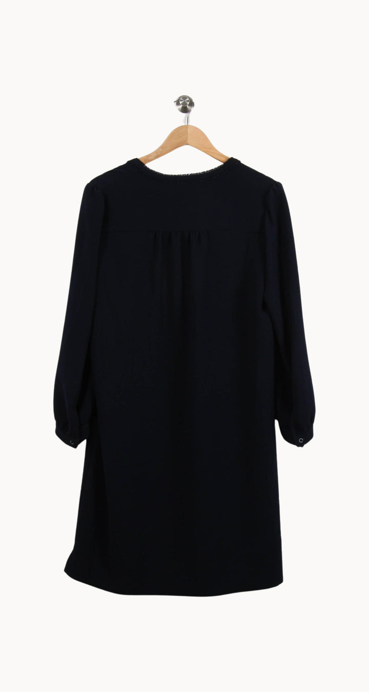 Robe Droite Bleue - Taille L/40 de la marque Gerard Darel | PARAD46185 - Vendu par Paradigme - Image 4