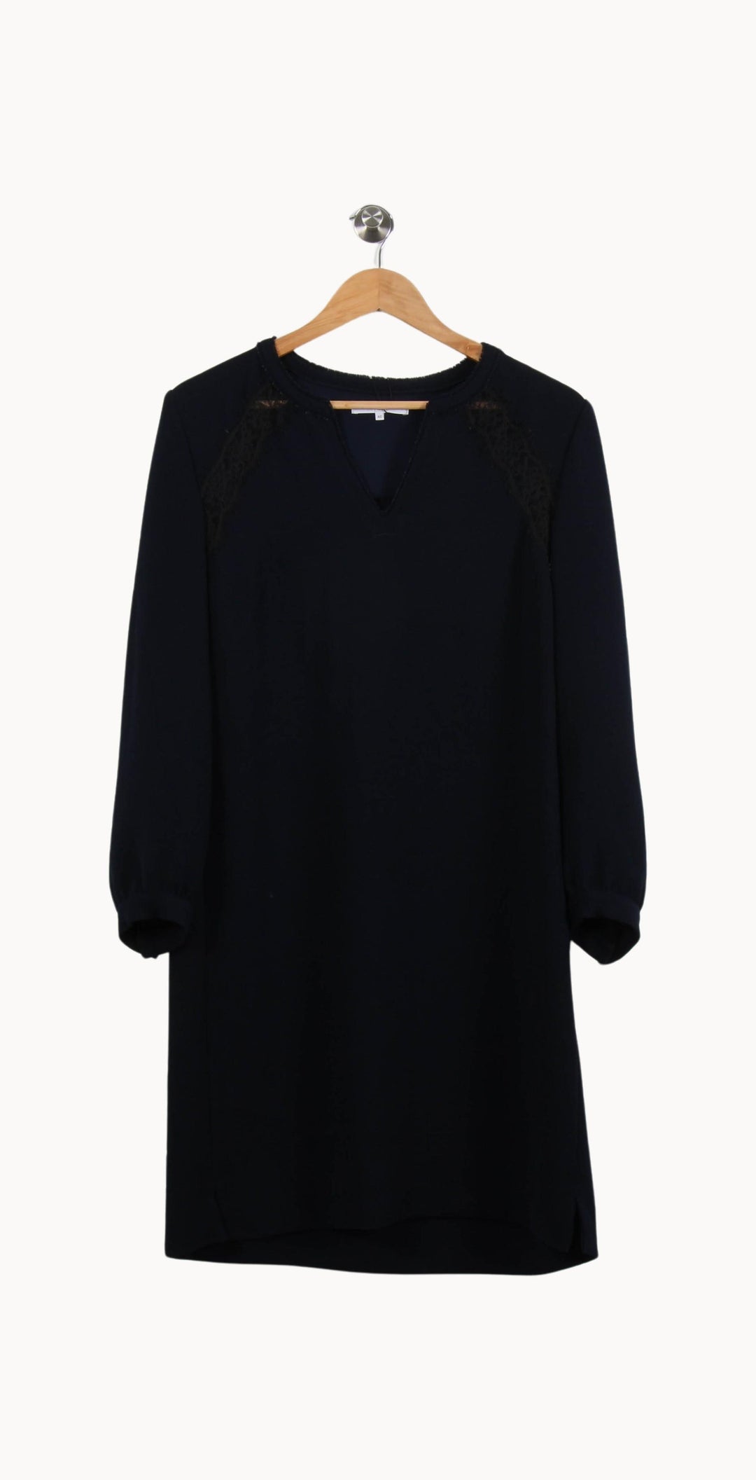 Robe Droite Bleue - Taille L/40 de la marque Gerard Darel | PARAD46185 - Vendu par Paradigme - Image 2