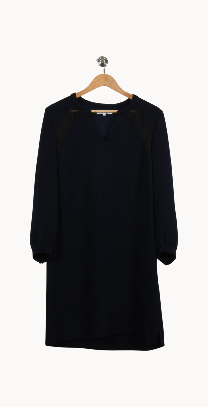 Robe Droite Bleue - Taille L/40 de la marque Gerard Darel | PARAD46185 - Vendu par Paradigme - Image 2