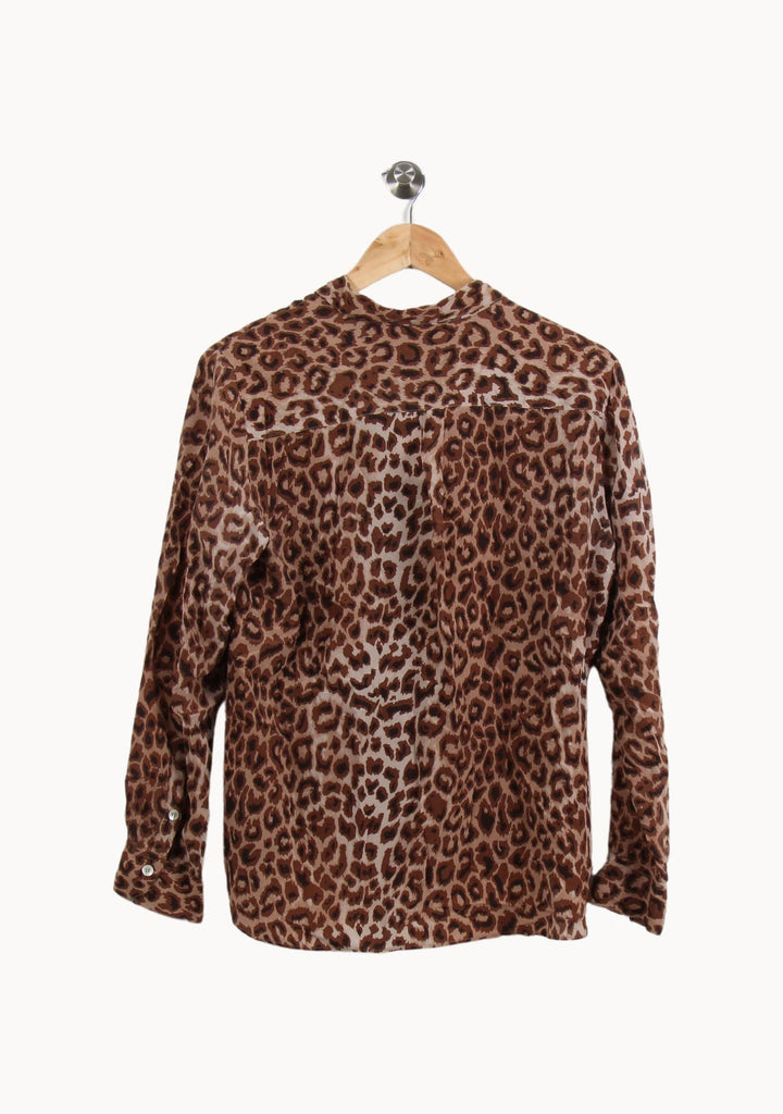 Chemise Marron - Taille M/38 de la marque Gerard Darel | PARAD46186 - Vendu par Paradigme - Image 4