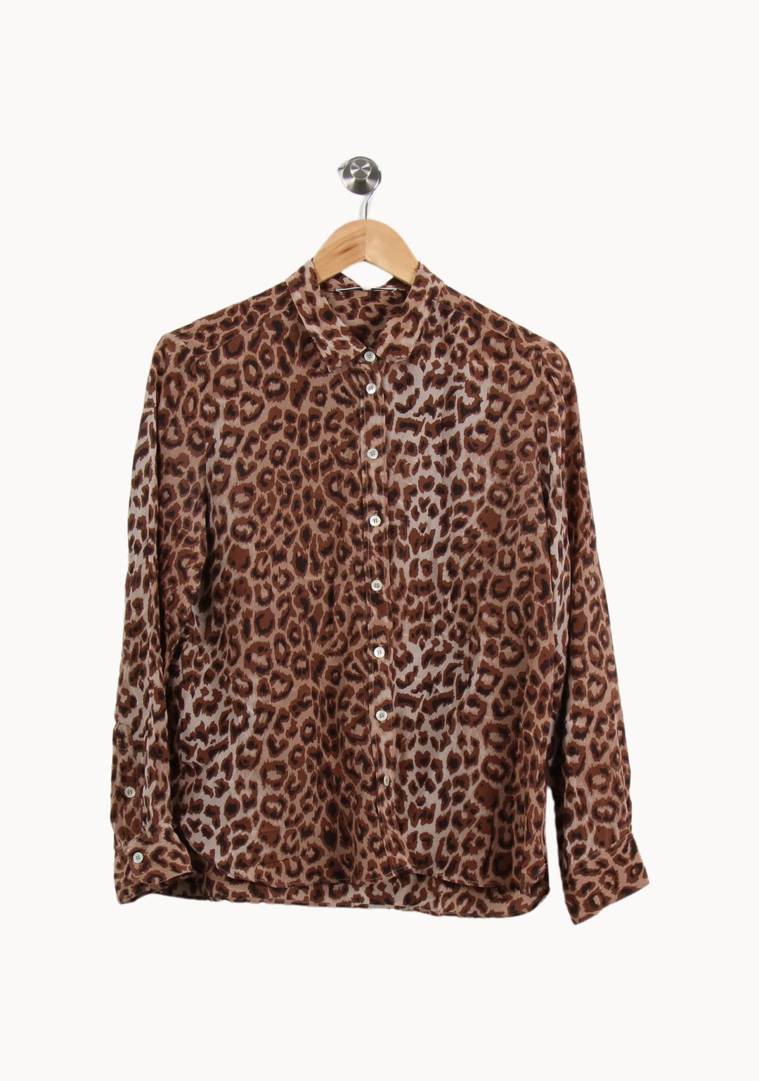 Chemise Marron - Taille M/38 de la marque Gerard Darel | PARAD46186 - Vendu par Paradigme - Image 2