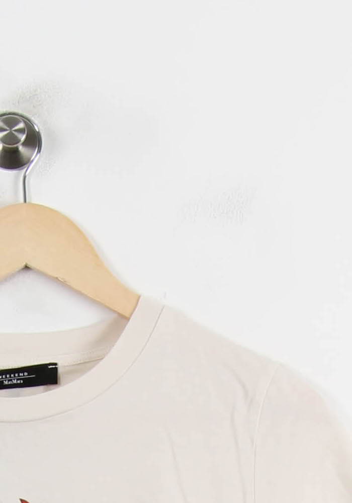 Tee-shirt Manche Courte Beige - Taille T.U. de la marque Weekend Max Mara | PARAD46187 - Vendu par Paradigme - Image 3