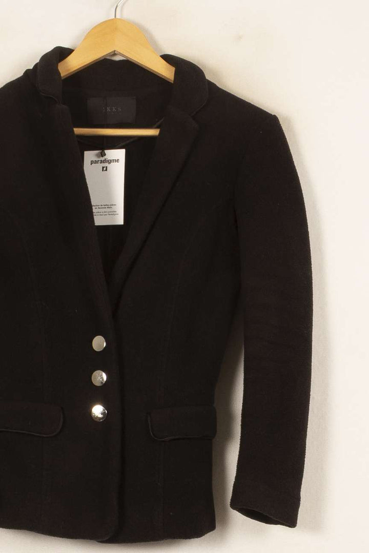Blazer Noir - Taille S/36 de la marque IKKS | PARAD46195 - Vendu par Paradigme - Image 3