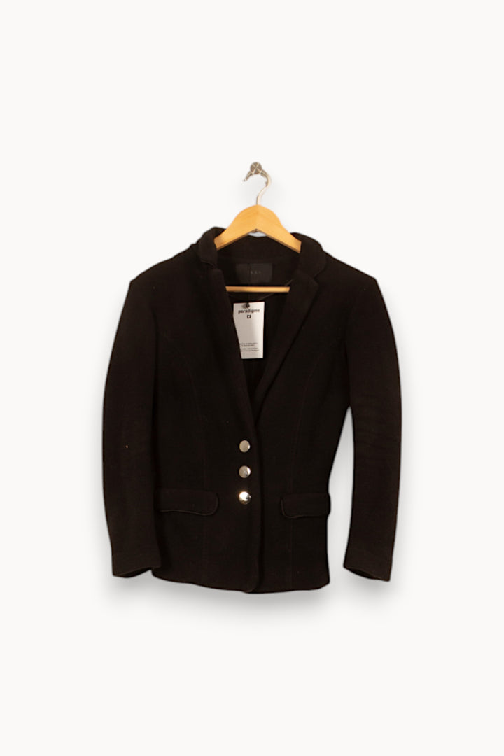 Blazer Noir - Taille S/36 de la marque IKKS | PARAD46195 - Vendu par Paradigme - Image 2