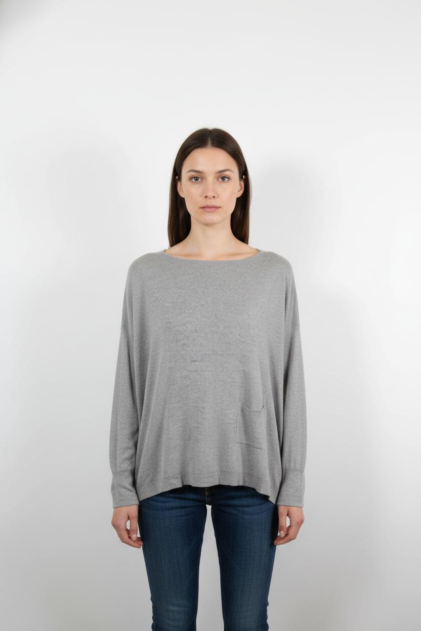 Pull Gris - Taille L/40