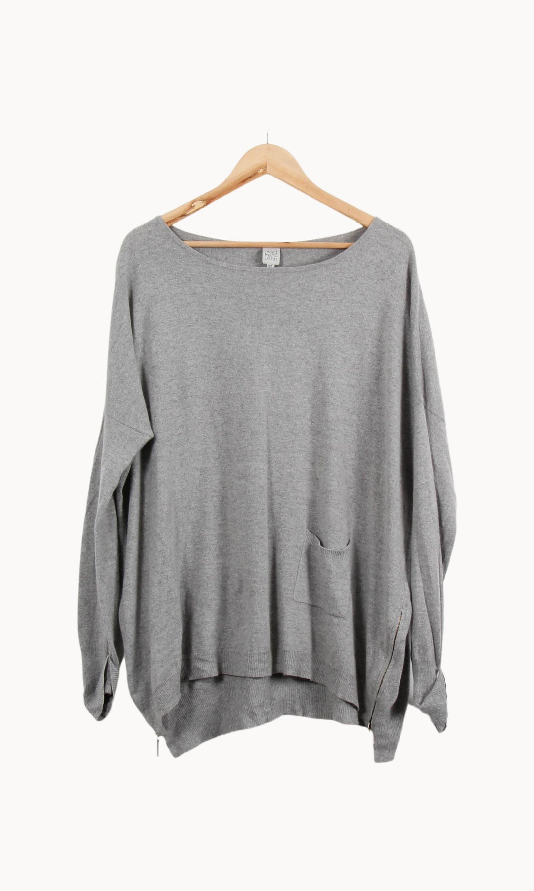 Pull Gris - Taille L/40 de la marque Karl Marc John | PARAD46208 - Vendu par Paradigme - Image 2