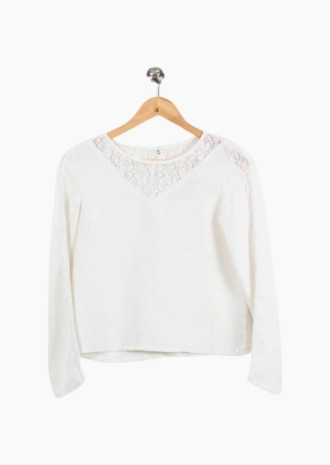Blouse Blanche - Taille S/36 de la marque IKKS | PARAD46211 - Vendu par Paradigme - Image 4