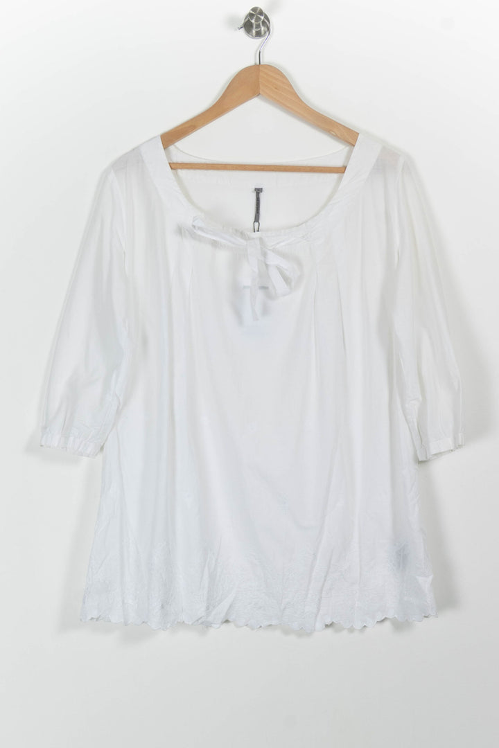 Blouse Blanche - Taille M/38 de la marque Sud express | PARAD46216 - Vendu par Paradigme - Image 2